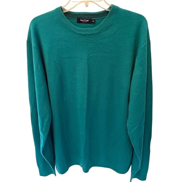 James Pringle Collection Other - James Pringle‎ Crewneck Sweater Mens XXL Teal Excellent Acrylic Knit Pullover